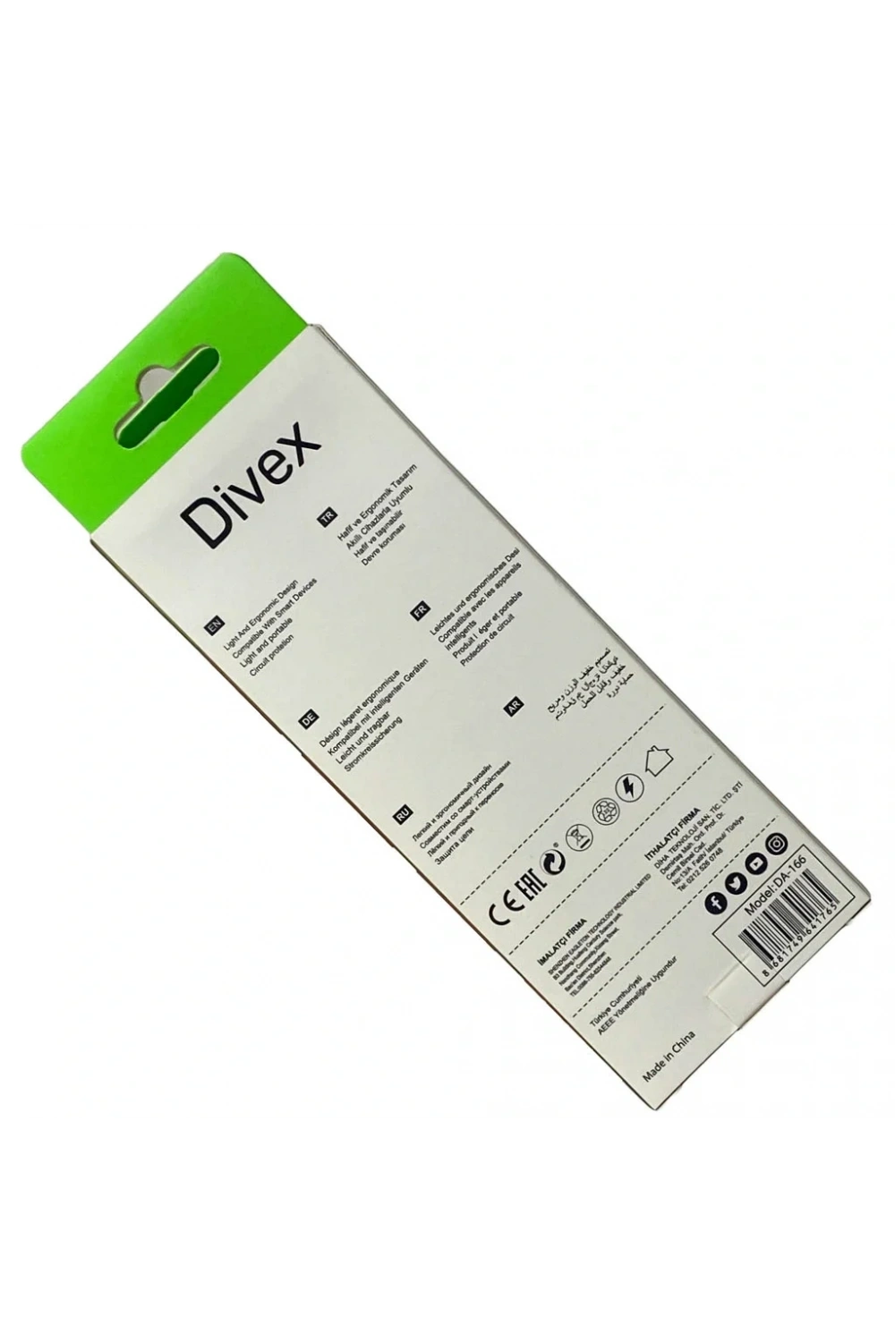 Divex Lightning to 3.5mm Aux Stereo Iphone Uyumlu Kablo DA-166