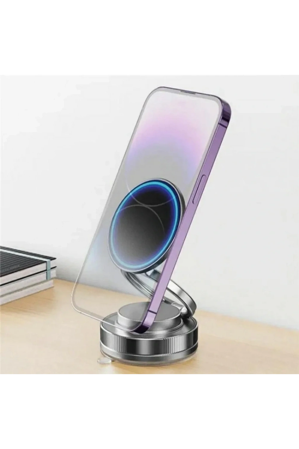 Divex Manyetik Telefon Tutucu Araç İçi 360° Mıknatıslı Stand Gümüş DH-396