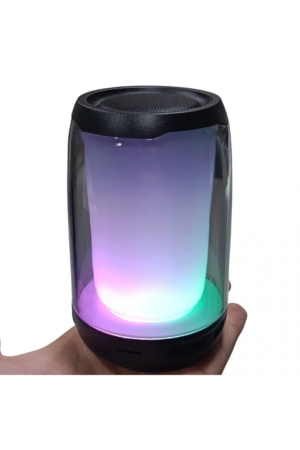 Divex Pluse 4 Mini Taşınabilir RGB Ledli Siyah Bluetooth Hoparlör DM-90