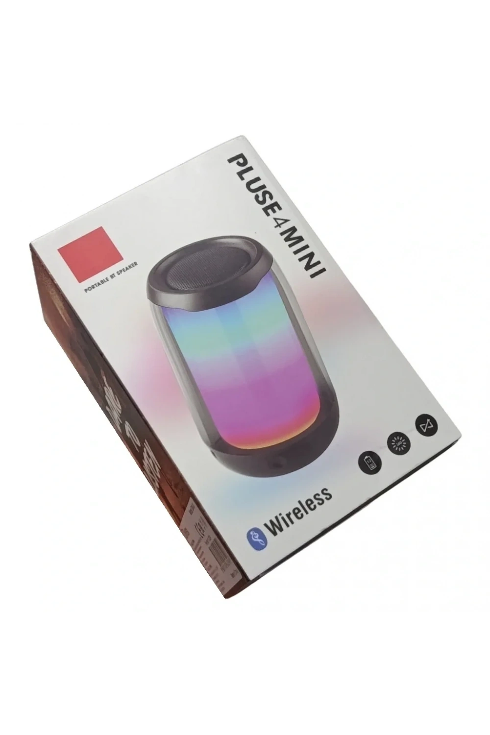Divex Pluse 4 Mini Taşınabilir RGB Ledli Siyah Bluetooth Hoparlör DM-90