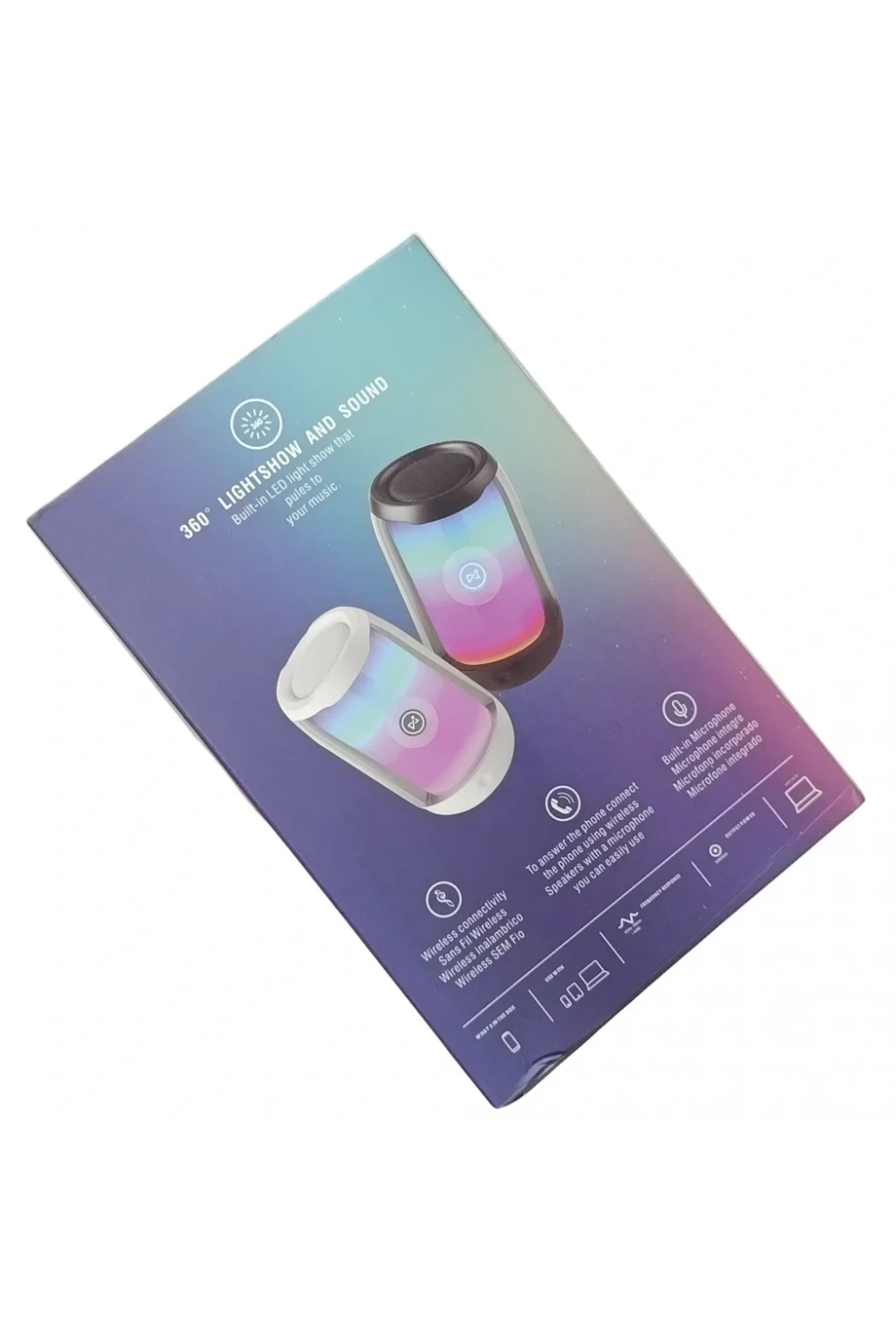 Divex Pluse 4 Mini Taşınabilir RGB Ledli Siyah Bluetooth Hoparlör DM-90