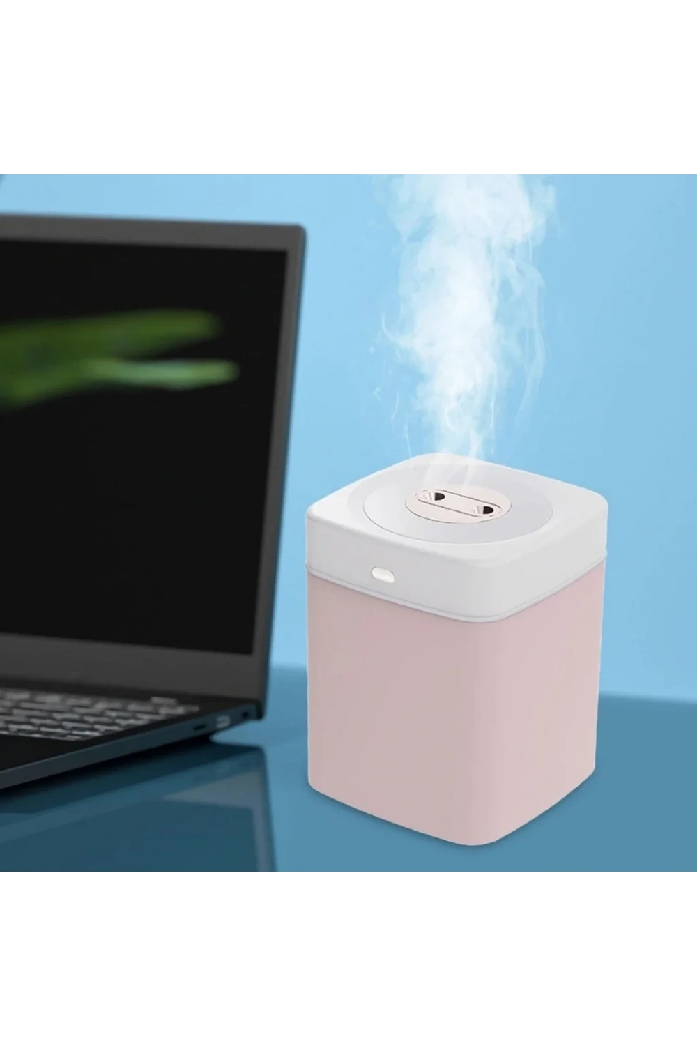 Divex Renkli Işıklı Çift Püskürtmeli Hava Nemlendirici 3L Humidifier H-18