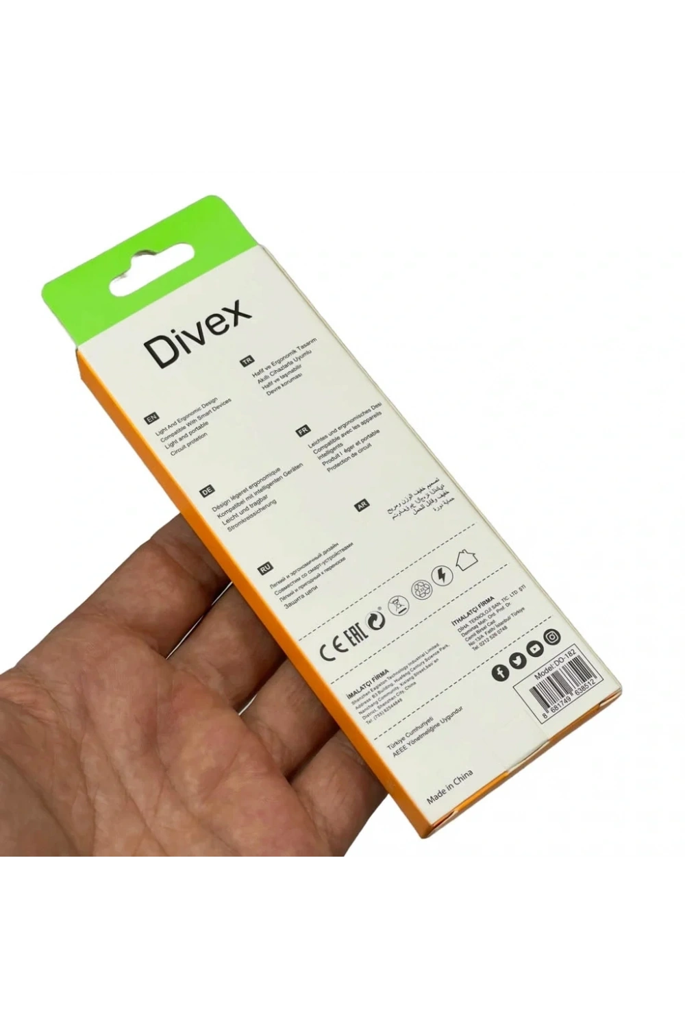 Divex Type-C Erkek USB3.0 Dişi Adaptör Çevirici Siyah DO-182