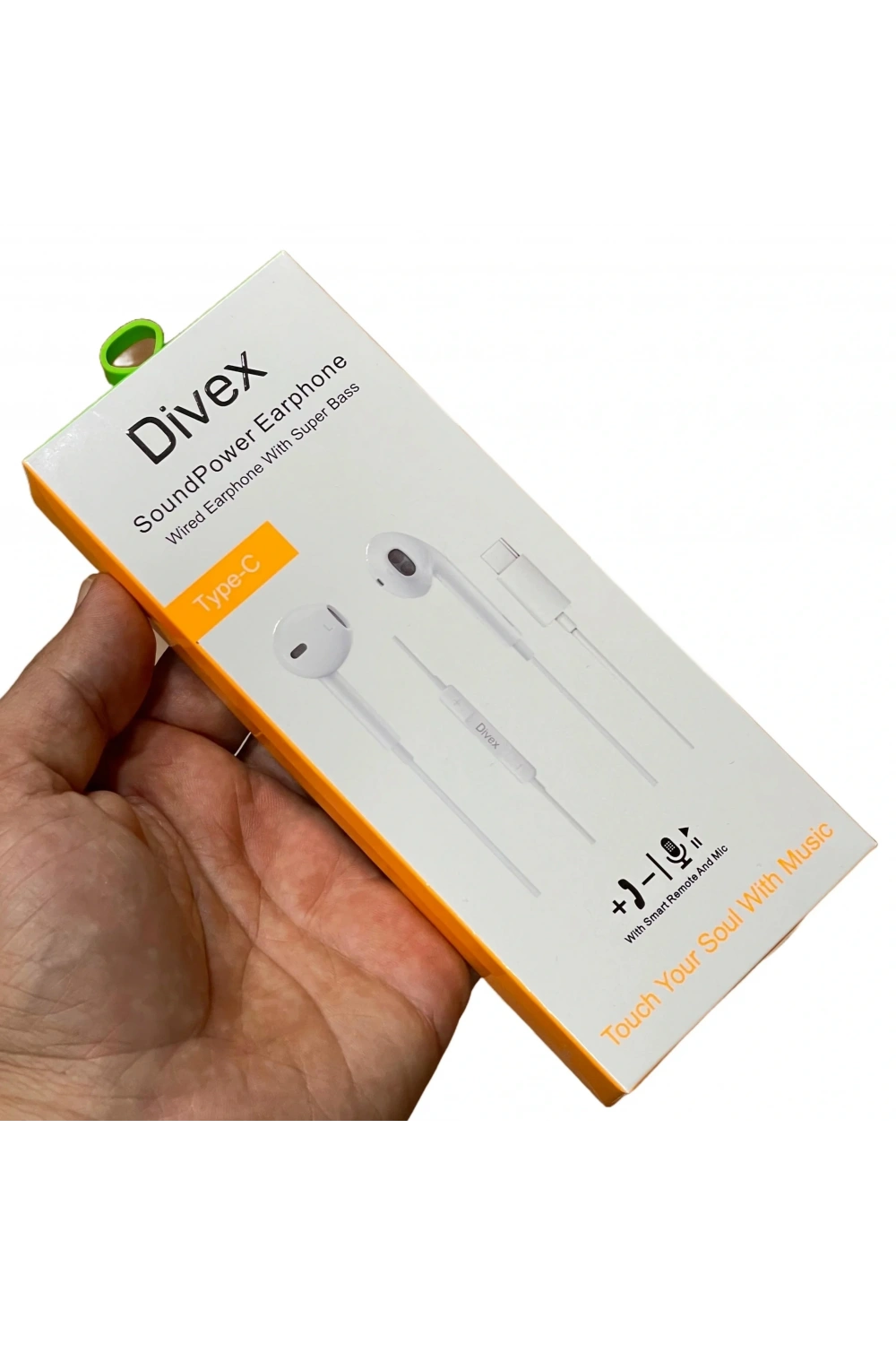 Divex Type-C Universal Girişli Kablolu Kulakiçi Kulaklık DH-252