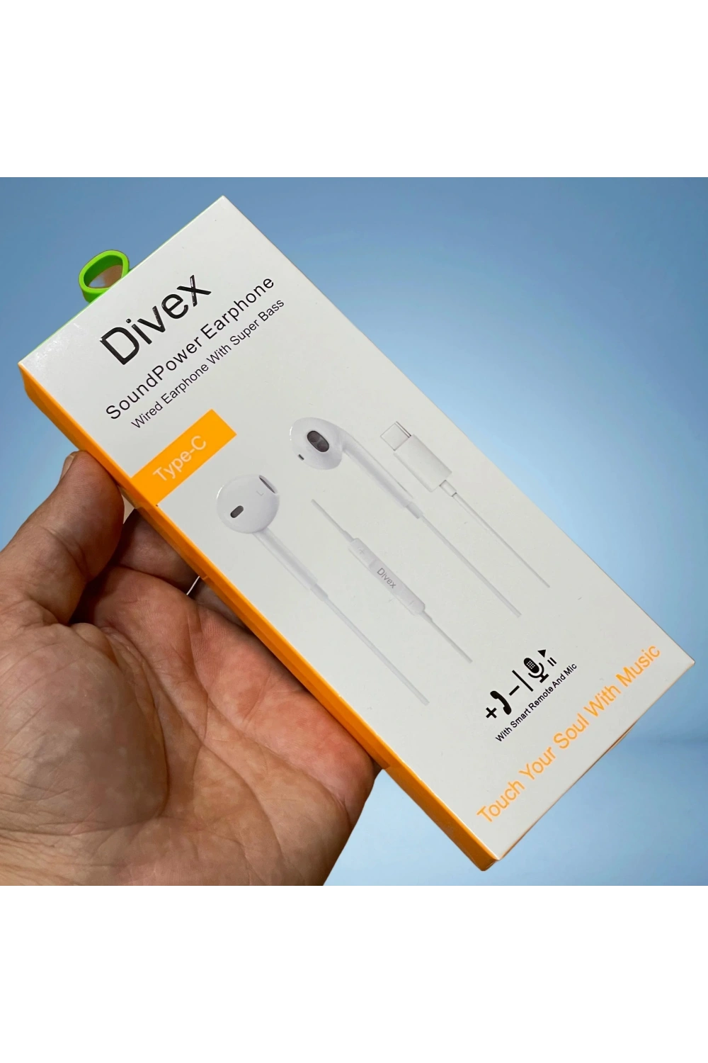 Divex Type-C Universal Girişli Kablolu Kulakiçi Kulaklık DH-252