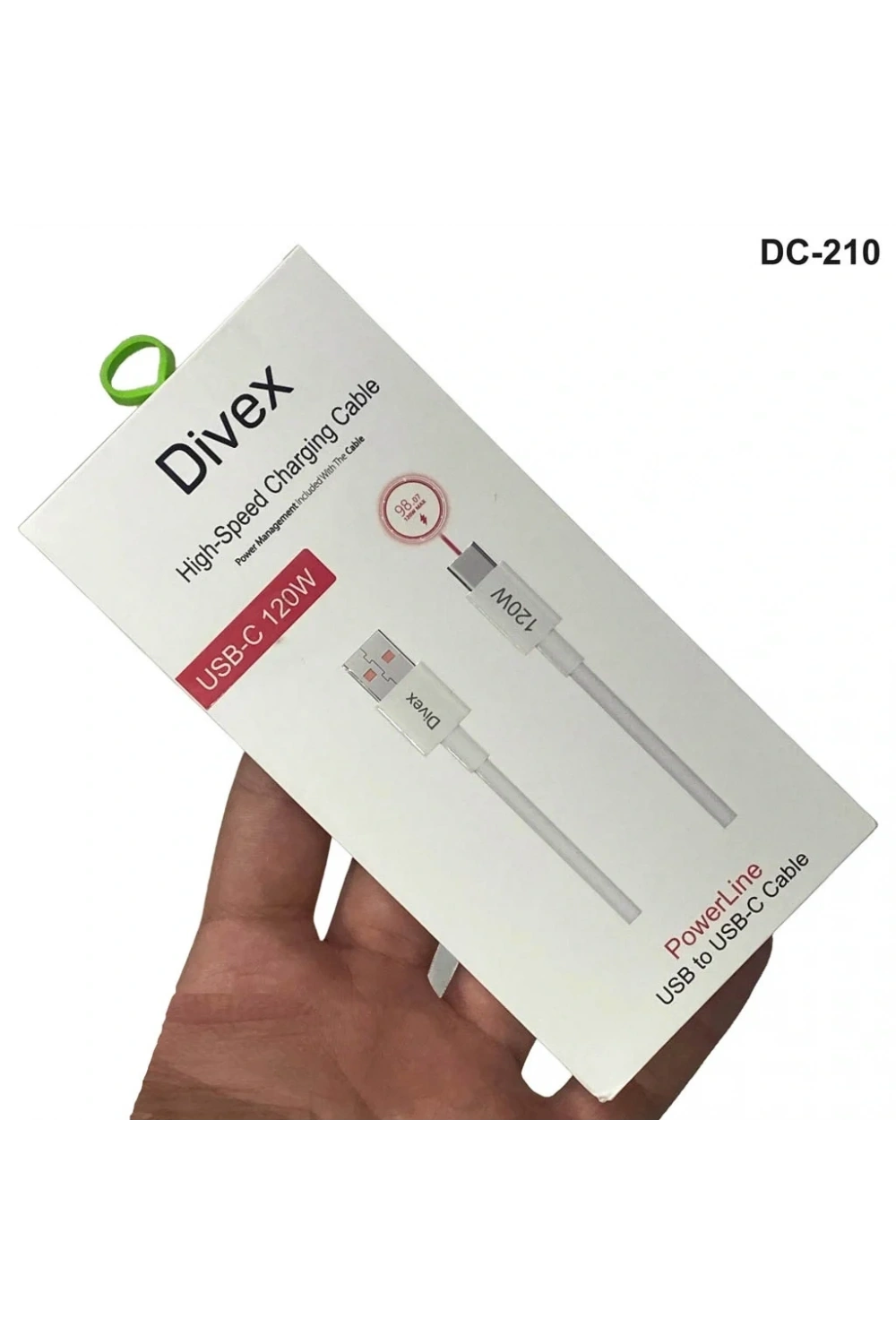 Divex Type-C ( USB-C ) 120W Hızlı Şarj Kablosu DC-210
