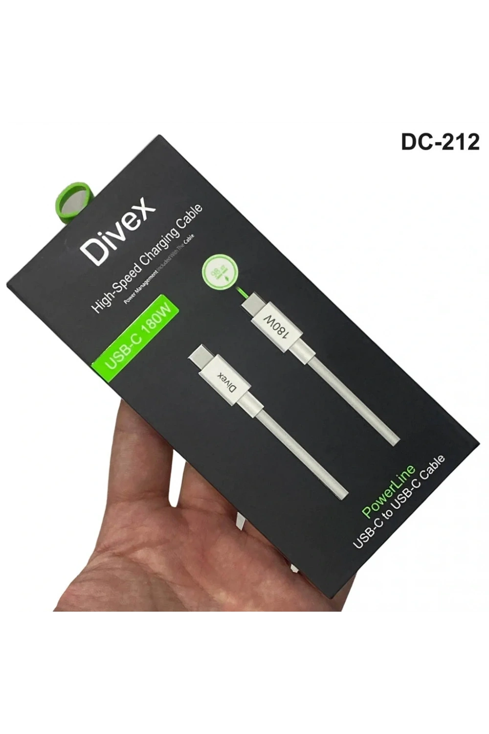 Divex Type-C ( USB-C ) 180W Hızlı Şarj Kablosu DC-212