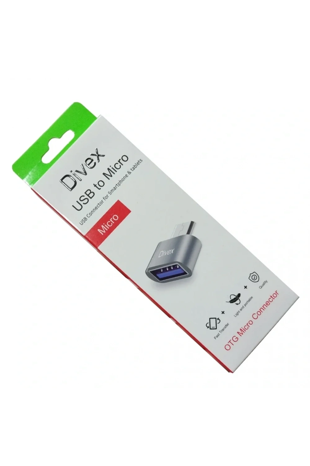 Divex Usb to Micro OTG Micro Konnektör Gri DO-180