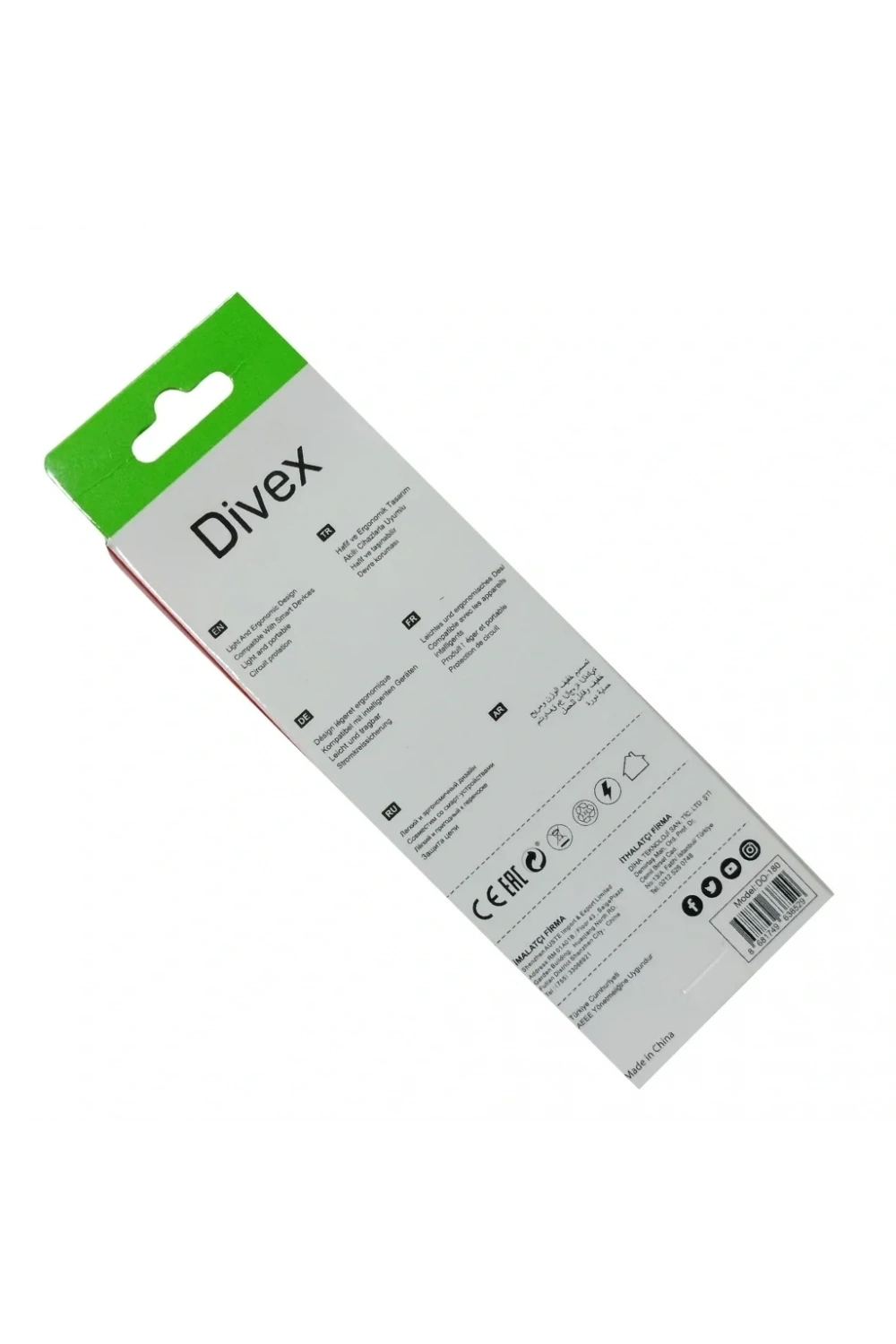 Divex Usb to Micro OTG Micro Konnektör Siyah DO-180