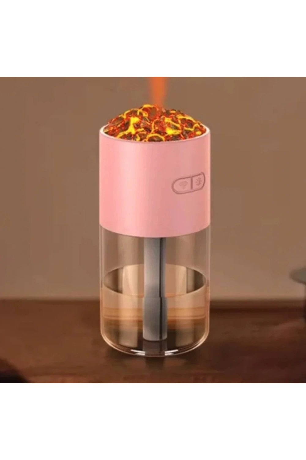 Divex Yanardağ Görünümlü Hava Nemlendirici Volcano Humidifier Pembe H-42