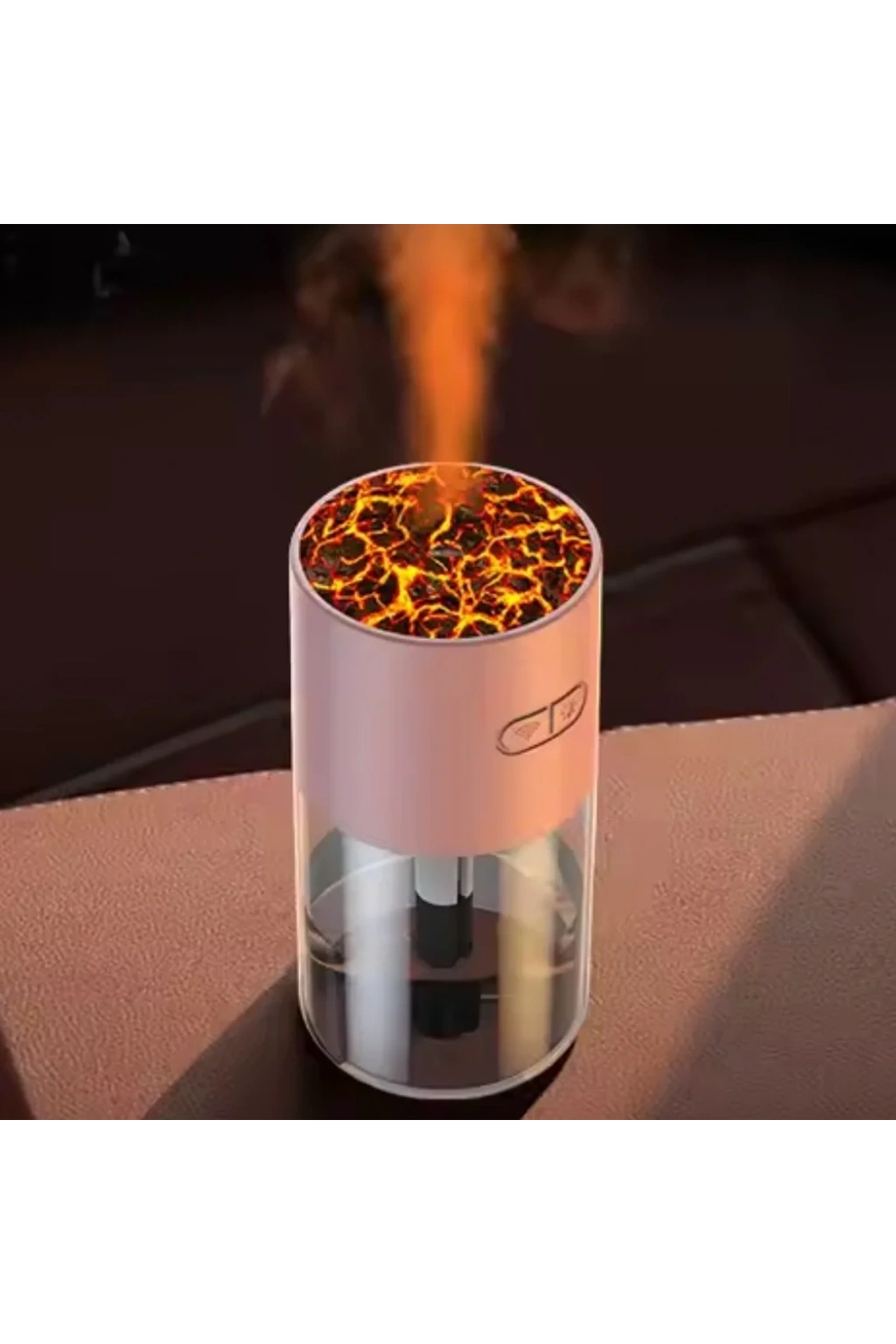 Divex Yanardağ Görünümlü Hava Nemlendirici Volcano Humidifier Pembe H-42