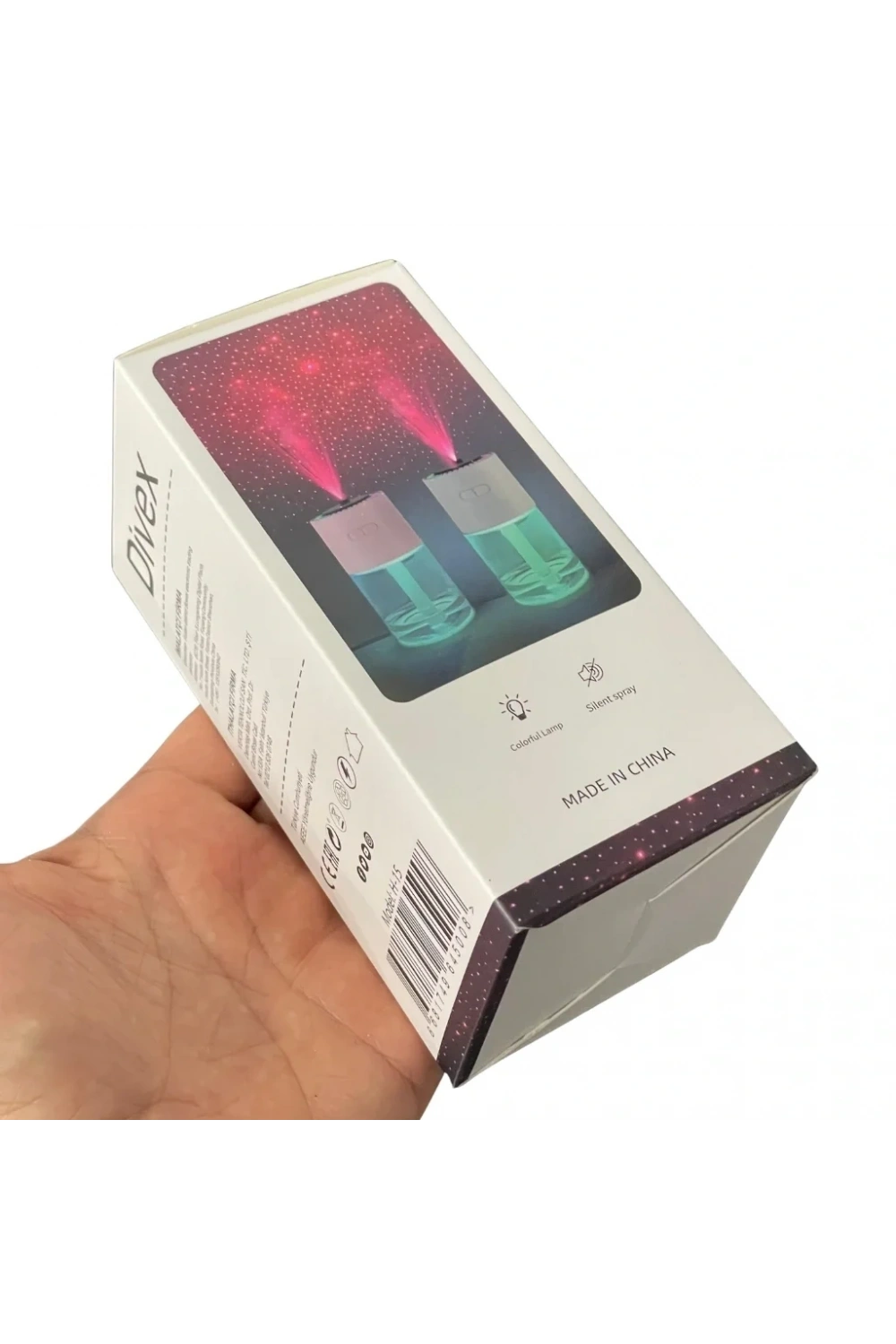 Divex Yıldızlı Gökyüzü Işıklı Hava Nemlendirici Starry Sky Top Humidifier Beyaz H-15