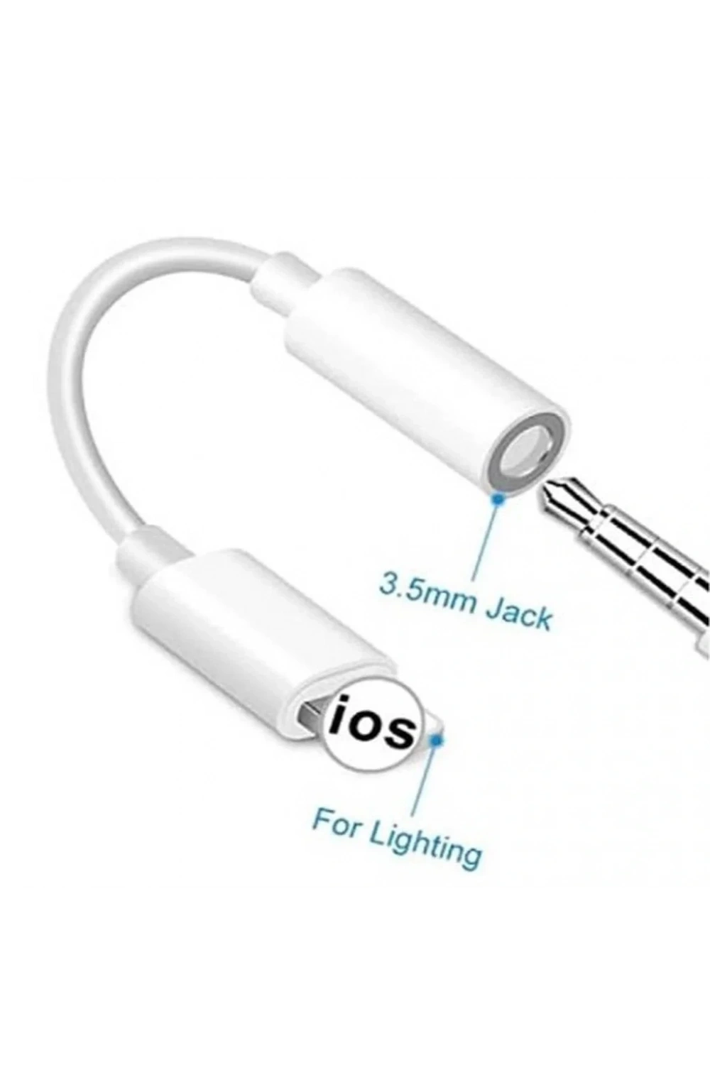 Divex Lightning to 3.5mm Jack Dönüştürücü Adaptör DC-172