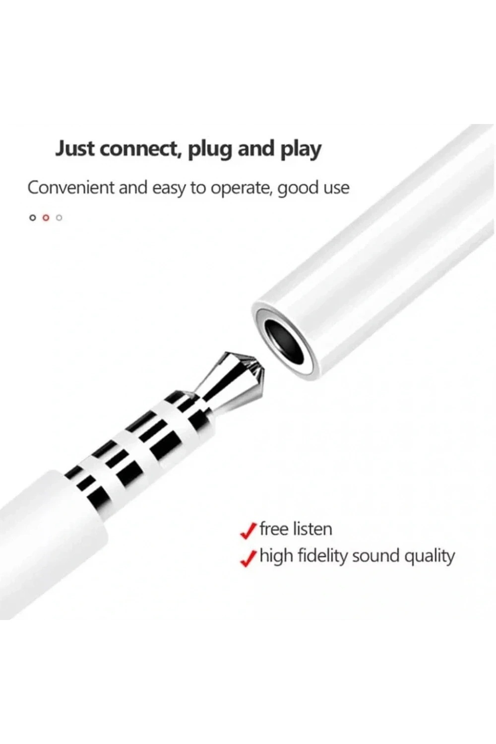 Divex Lightning to 3.5mm Jack Dönüştürücü Adaptör DC-172