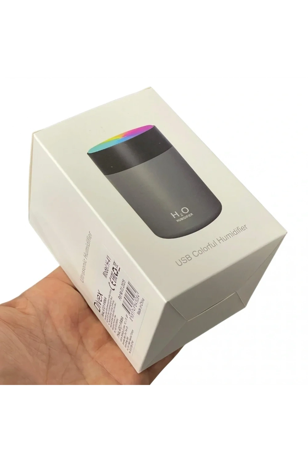 Divex USB Led Işıklı Hava Nemlendirici Colorful Humidifier Gri H-41