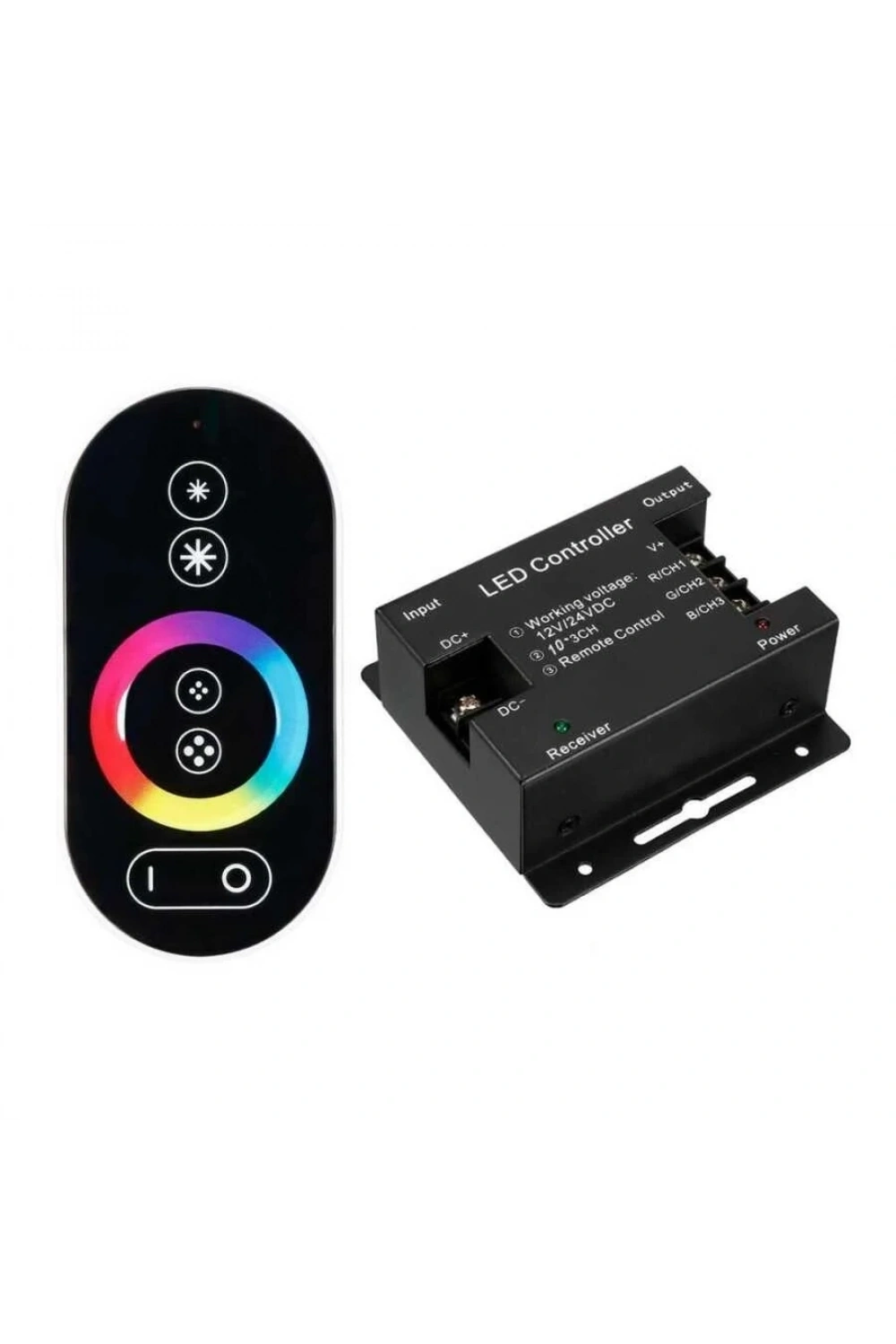 Dokunmatik Kumandalı RGB Şerit Led Kontrol Devresi 30A