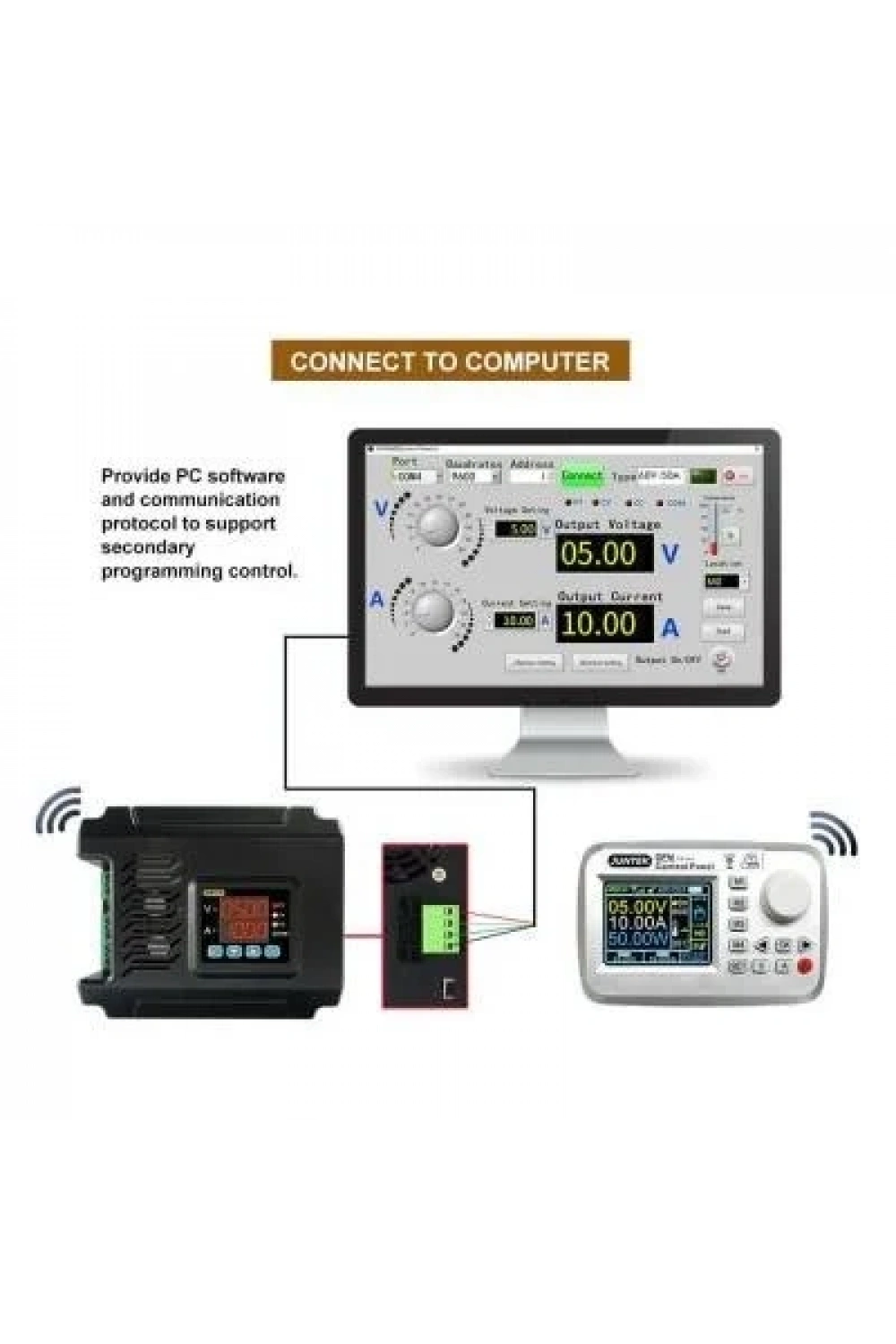DPM8650-RF 60V 50A Programlanabilir DC-DC Güç Kaynağı - RF Kontrollü