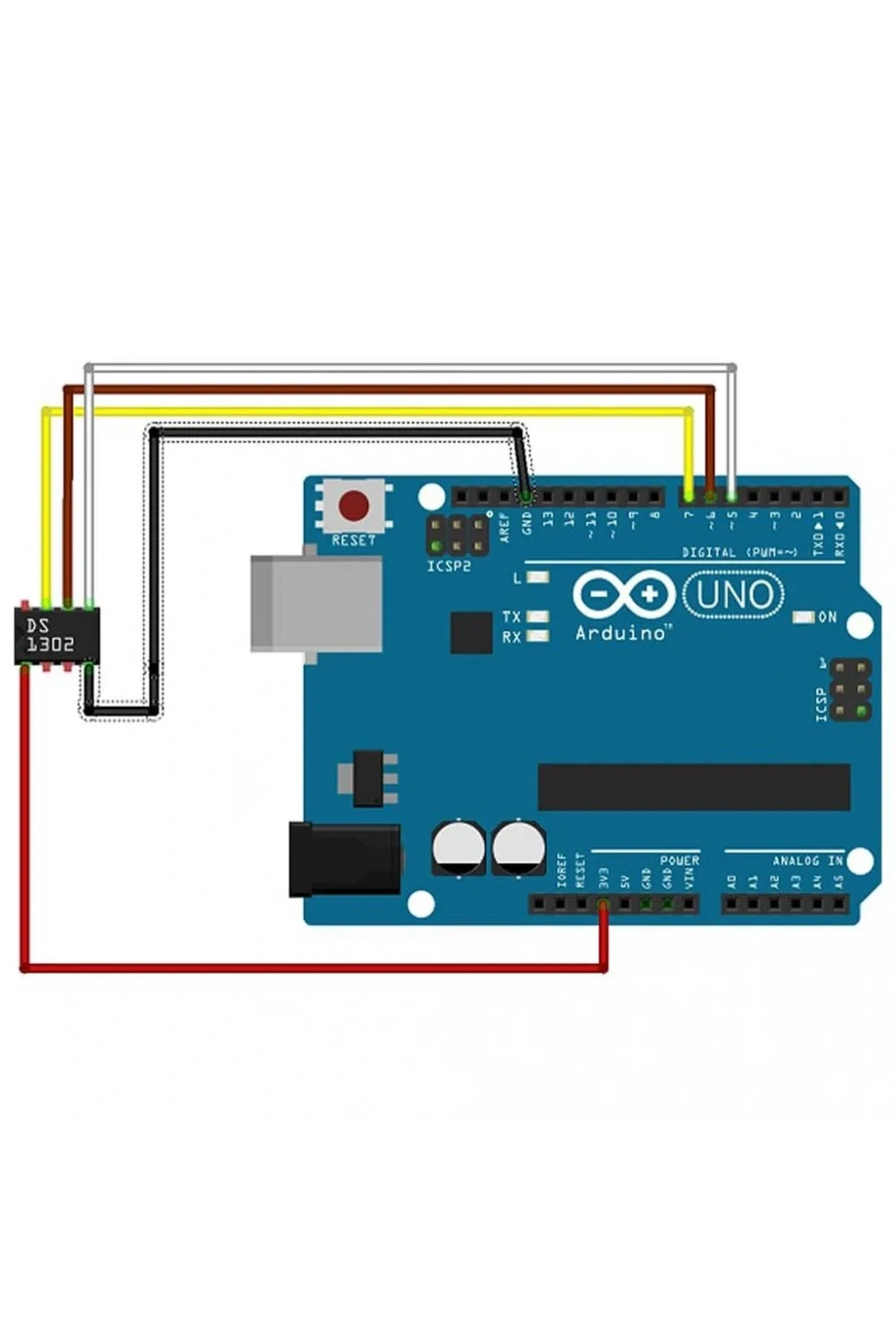 DS1302 SMD RTC Gerçek Zaman Entegresi Soic-8