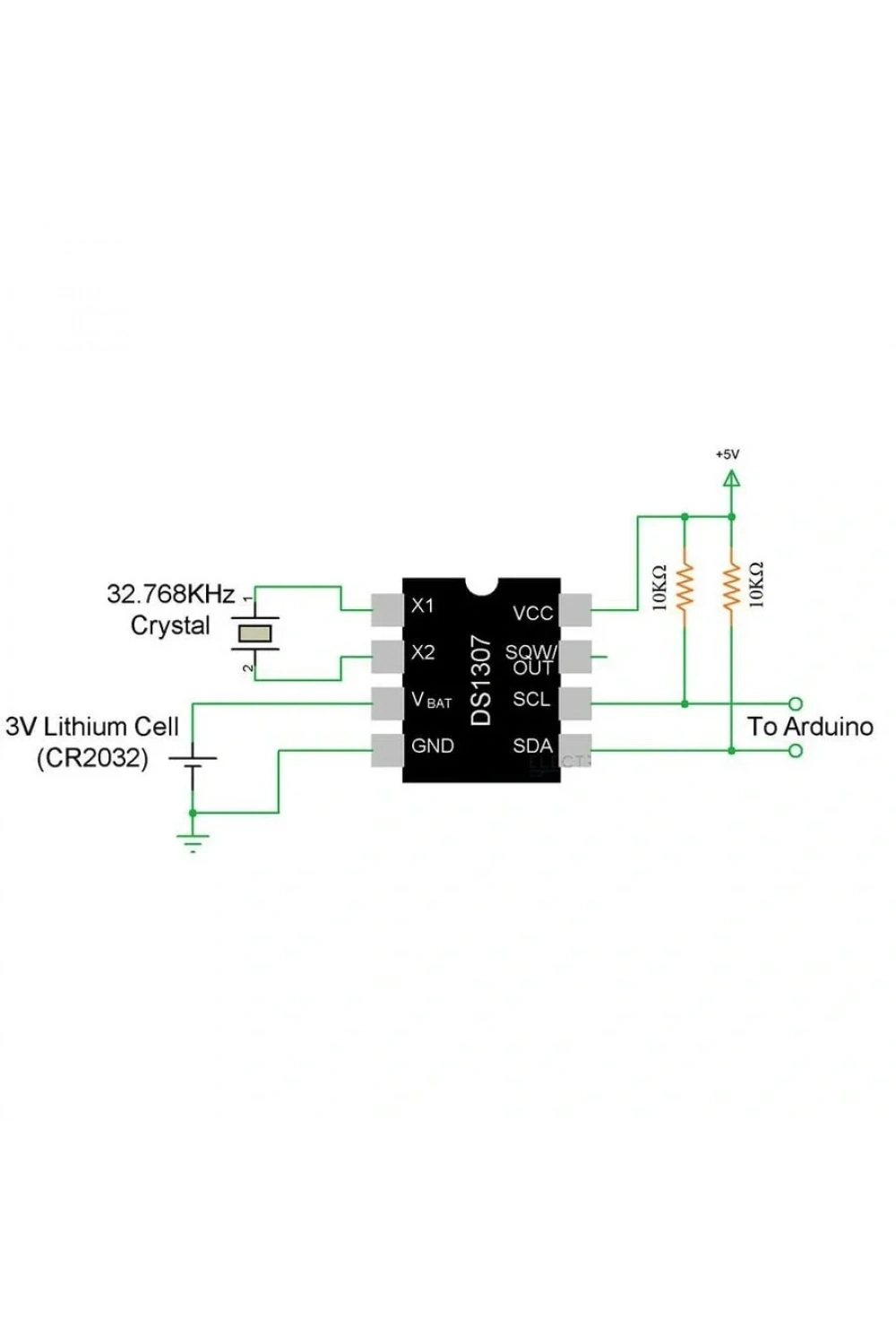 DS1307 Smd Soic-8 RTC Gerçek Zaman Entegresi