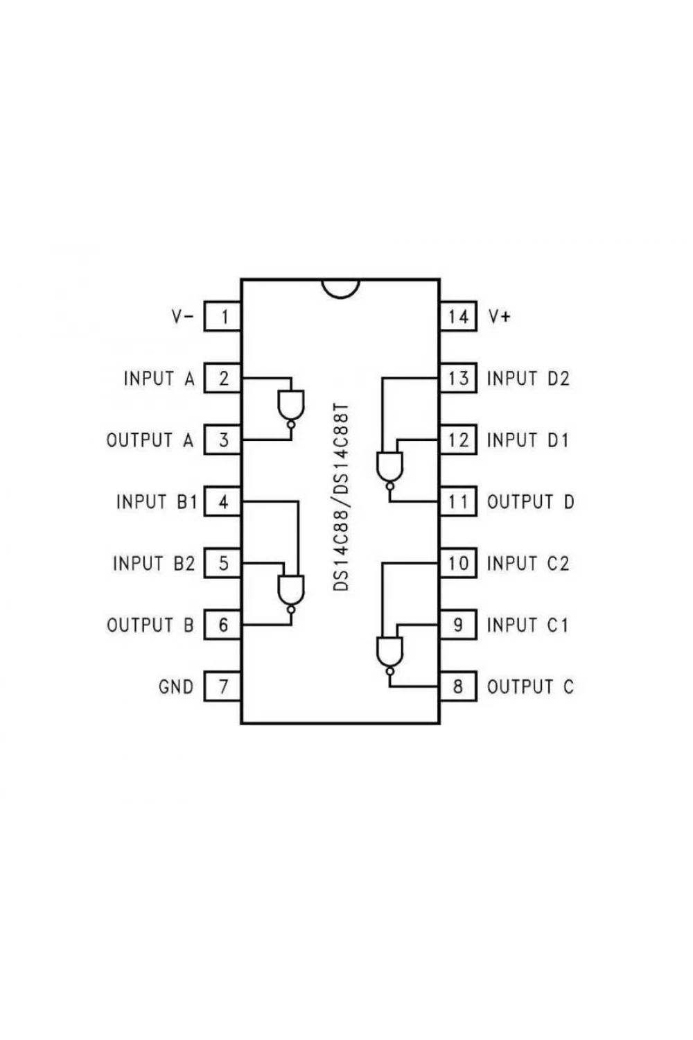 DS14C88 SMD Entegre