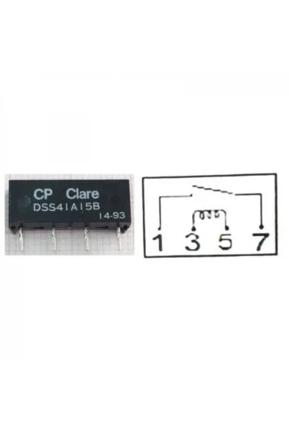 DSS41A15B Reed Röle Tek Kontak N/O 15VDC 0.5A