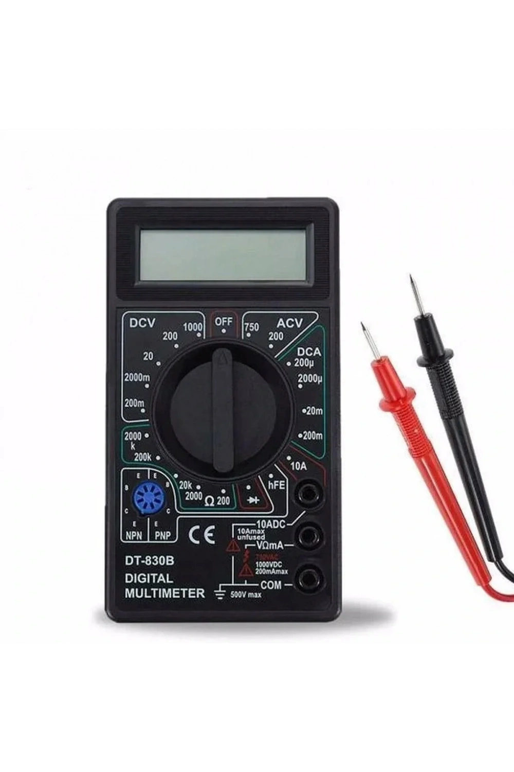 DT830B Dijital Ölçü Aleti Multimetre Problu