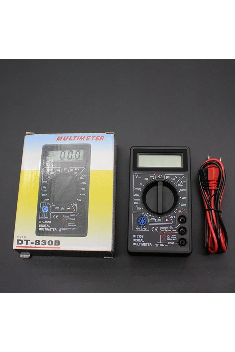DT830B Dijital Ölçü Aleti Multimetre Problu