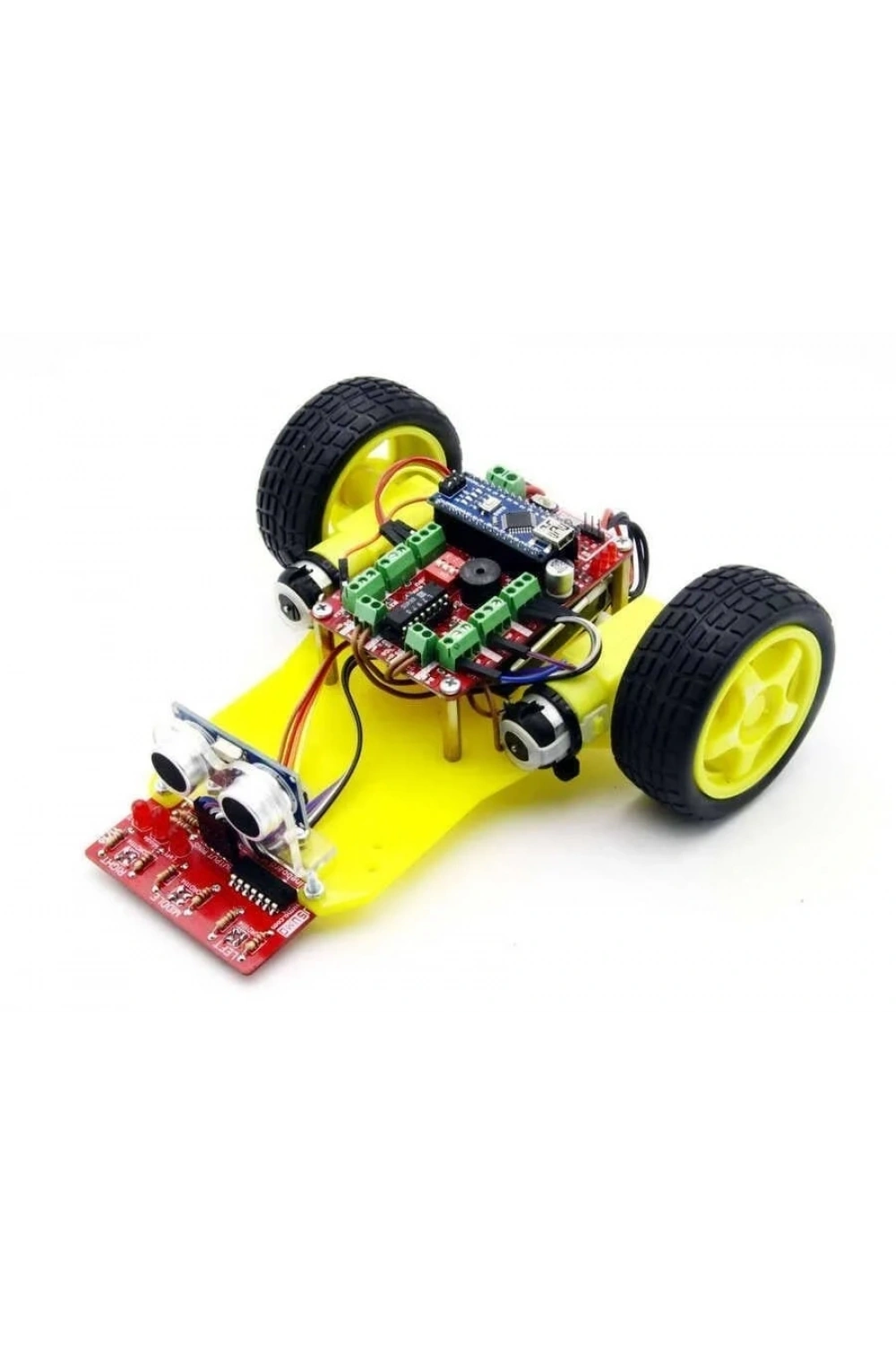 DuoBot Çizgi İzleyen ve Engelden Kaçan Robot - Demonte