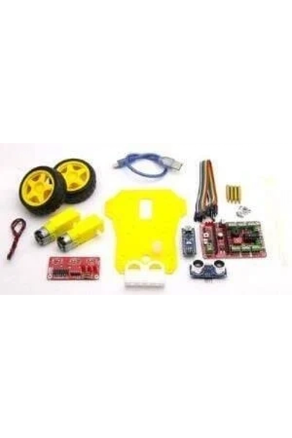 DuoBot Çizgi İzleyen ve Engelden Kaçan Robot - Demonte