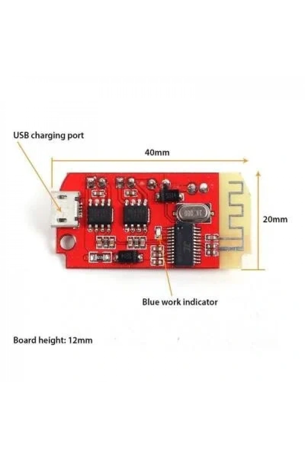 DW-CT14+ Şarj Edilebilir Bluetooth Amfi Devresi 2*5W