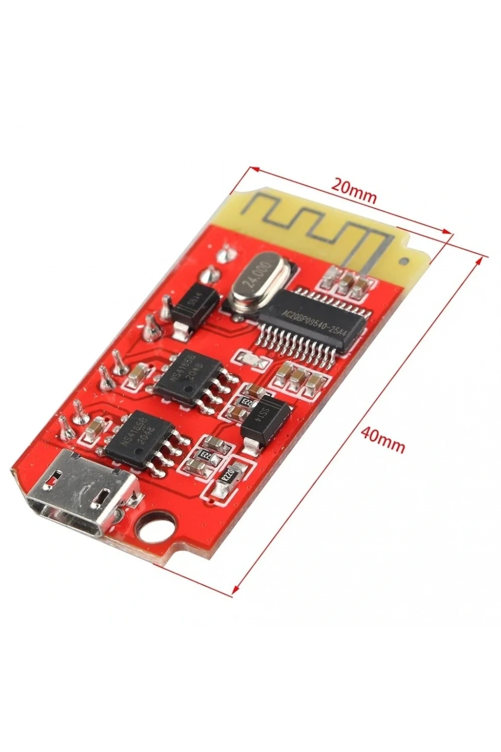 DW-CT14+ Şarj Edilebilir Bluetooth Amfi Devresi 2x5W