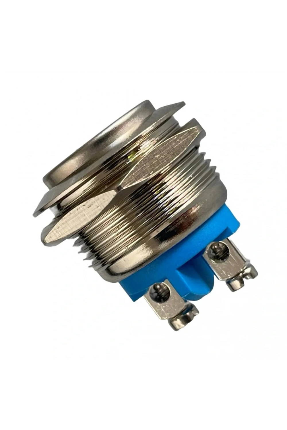 E97 19mm Metal Buton Yaylı Çıkık Kafa 1NO