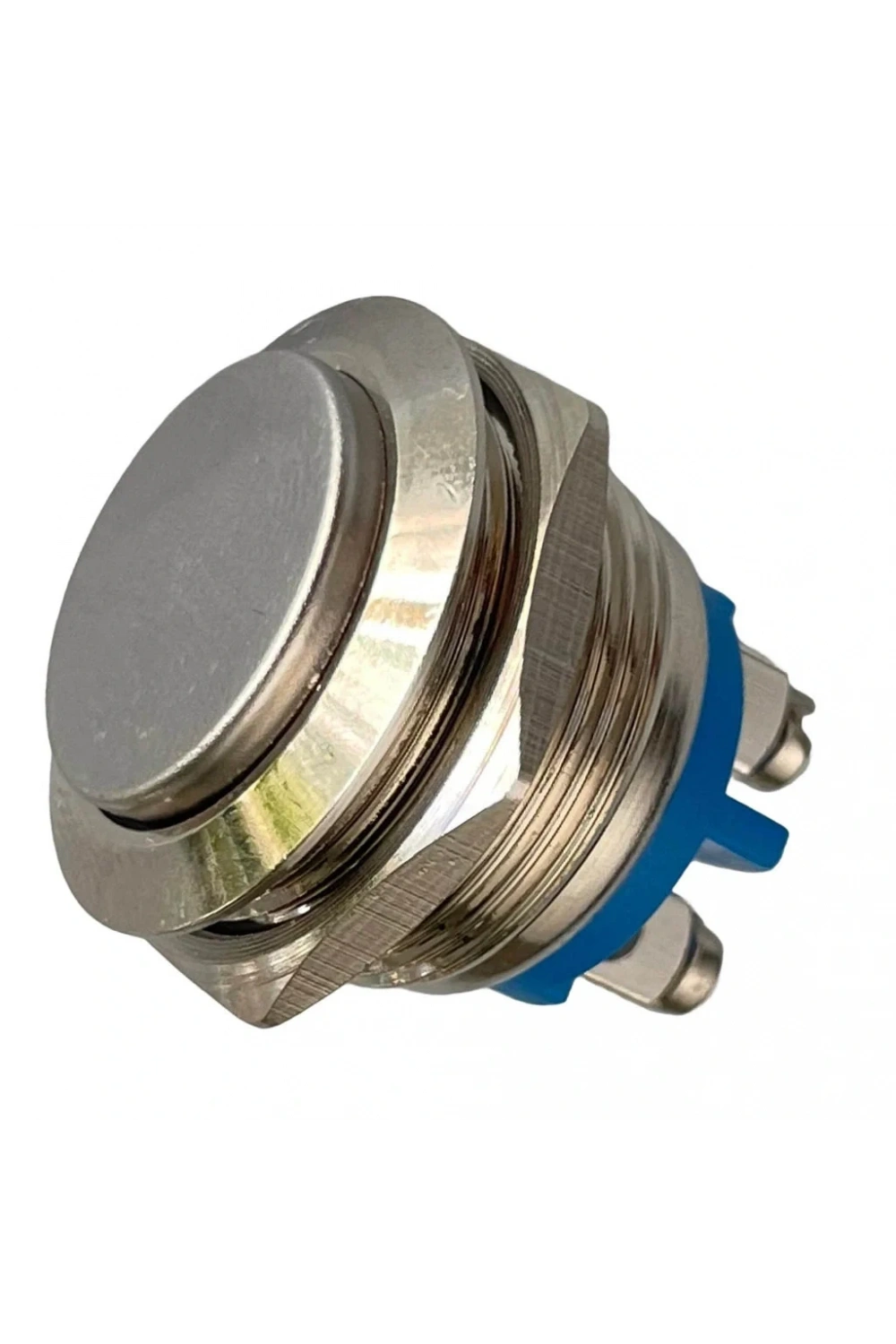 E97 19mm Metal Buton Yaylı Çıkık Kafa 1NO