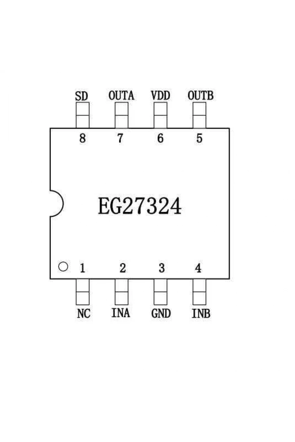 EG27324 SOIC-8 SMD Entegre