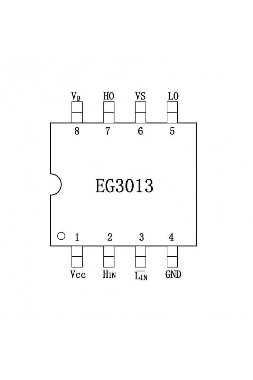 EG3013 SOIC-8 Half-Bridge Driver Entegresi