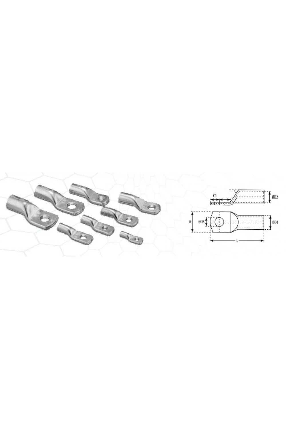 Ekonomik Kablo Pabucu SKP-E 300mm² M16 (20 Adet)