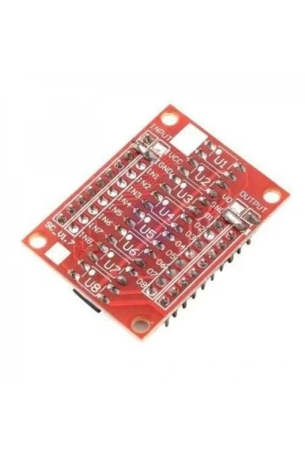 EL817 12-24V 8 Kanal Optokuplör İzolasyon Modülü - High Level Trigger