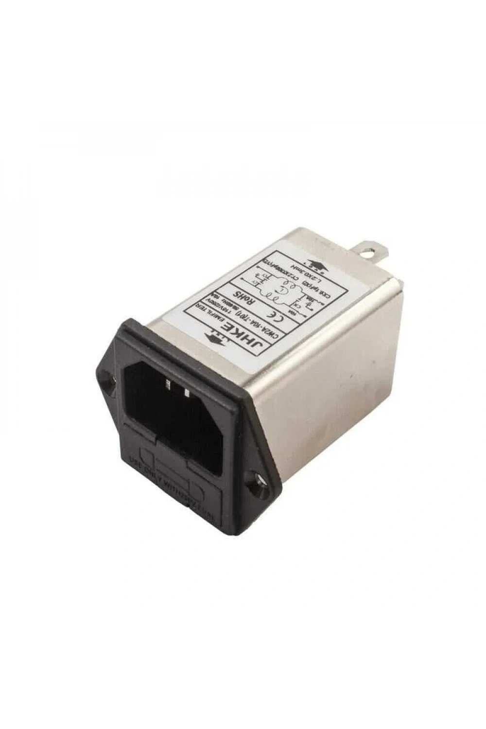 EMI Filtre 10A Erkek Power Soketi - Sigorta Yuvalı