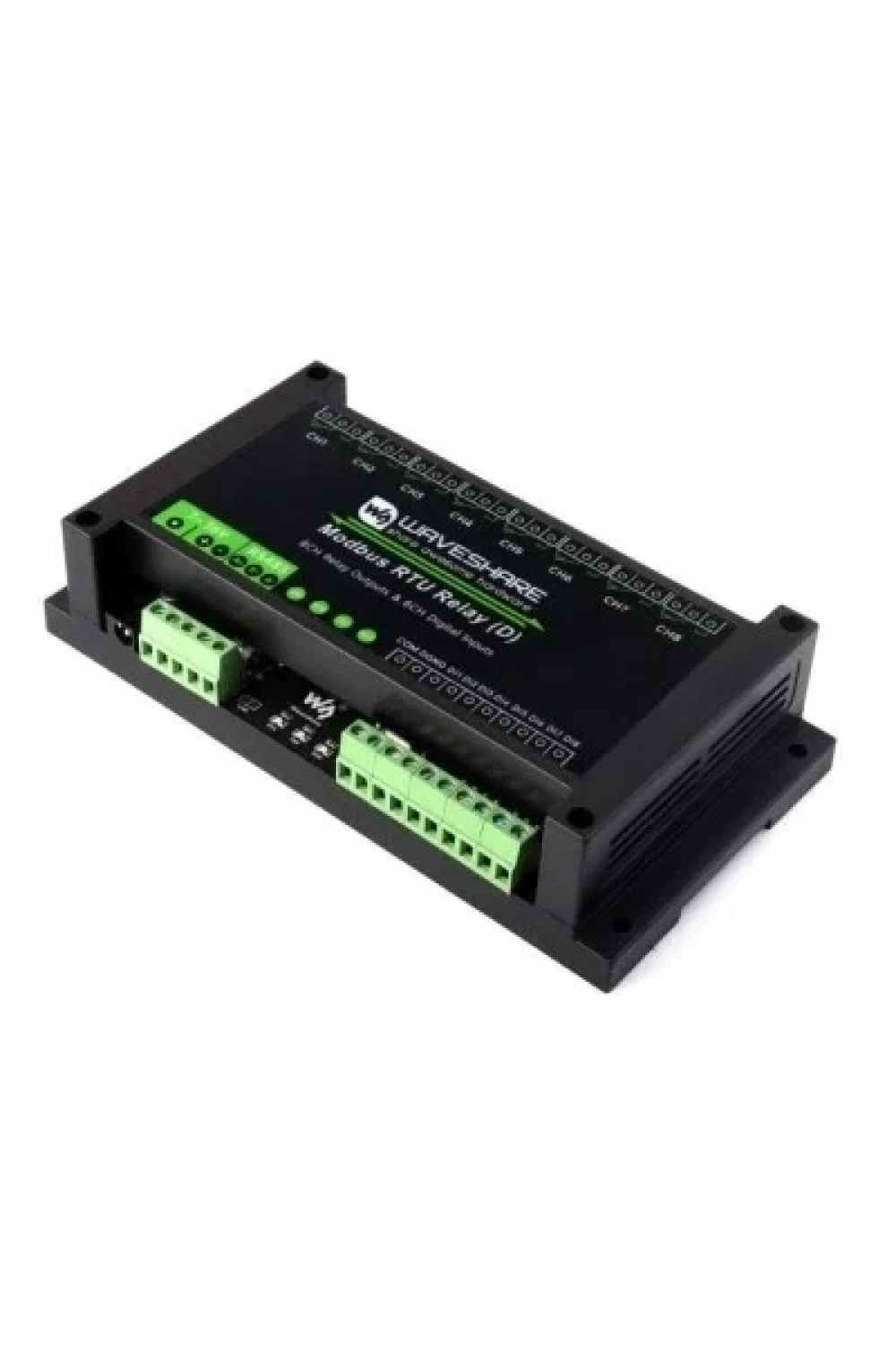 Endüstriyel 8 Kanallı Modbus RTU Ethernet Röle Modülü (D) - Dijital Giriş ve RS485 Arayüzü
