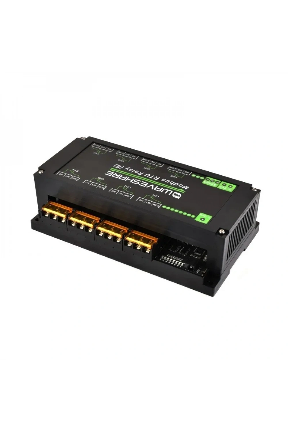 Endüstriyel 8 Kanallı Modbus RTU Ethernet Röle Modülü (E) -  RS485 Arayüzü