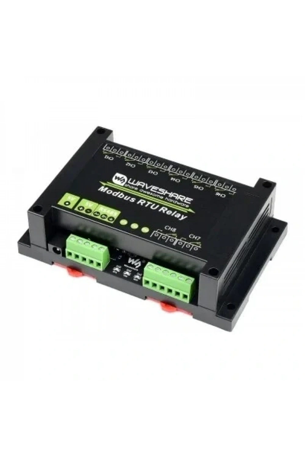 Endüstriyel 8 Kanallı Modbus RTU Röle Modülü - RS485 Arayüzü