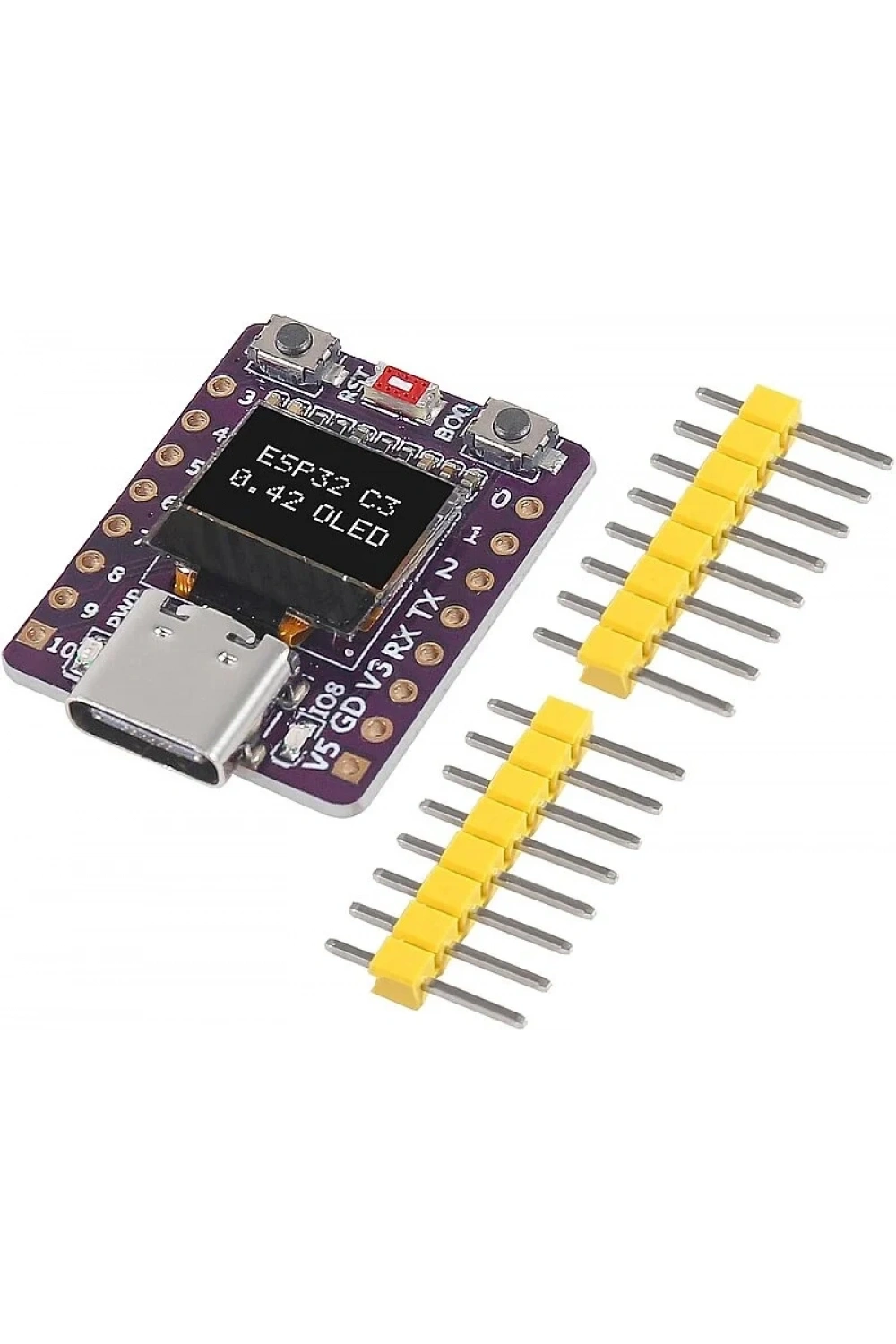 ESP32-C3 0.42 İnç OLED Modülü WiFi + Bluetooth ESP32 Geliştirme Kartı