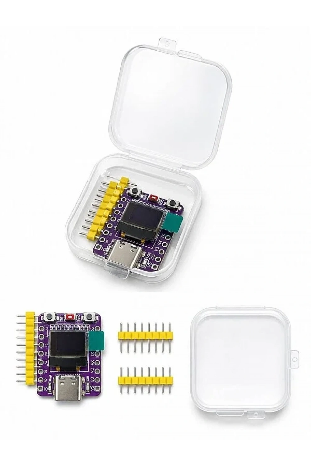 ESP32-C3 0.42 İnç OLED Modülü WiFi + Bluetooth ESP32 Geliştirme Kartı