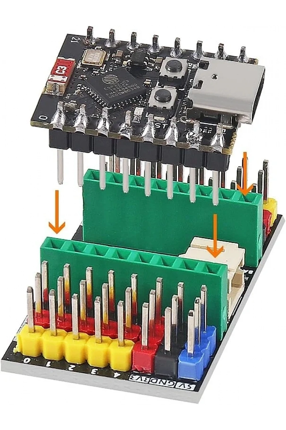 ESP32-C3 SuperMini Genişletme Kartı