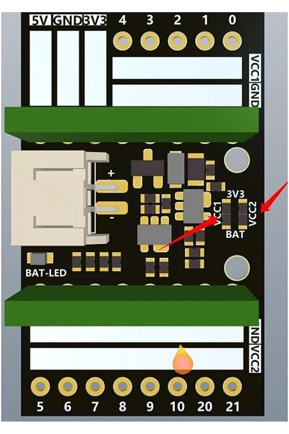 ESP32-C3 SuperMini Genişletme Kartı