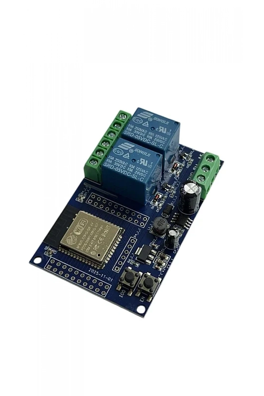 ESP32 WiFi Bluetooth 2 Kanal Röle Kartı