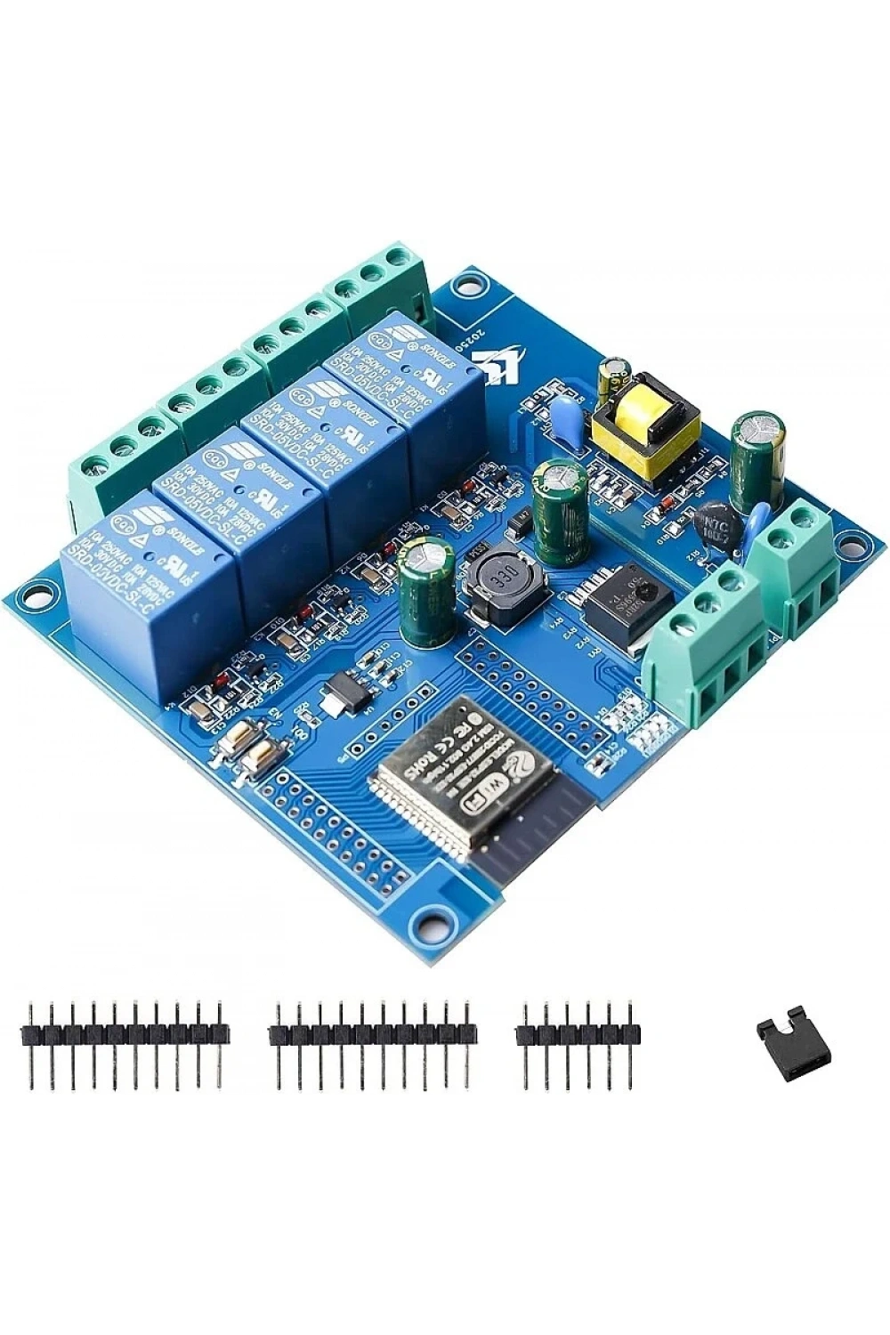ESP32 WiFi Bluetooth AC 220V / DC 5-30V 4 Kanal Röle Kartı