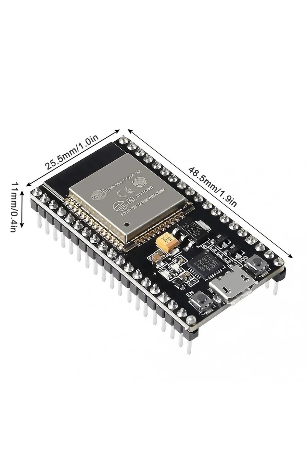 ESP32-WROOM-32 WiFi Bluetooth Geliştirme Kartı 38 Pin