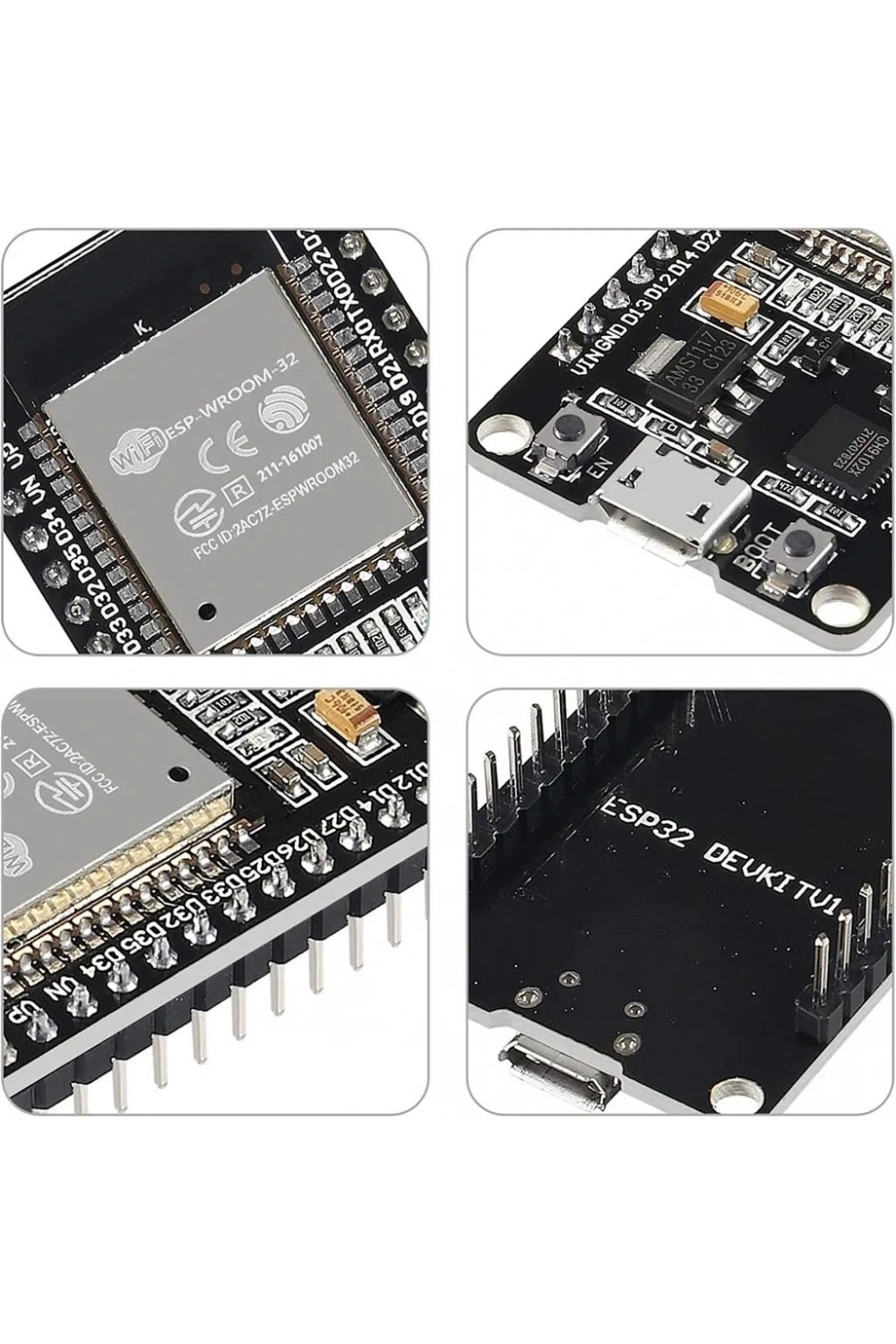 ESP32-WROOM-32 Wifi Bluetooth Geliştirme Kartı CH9102X