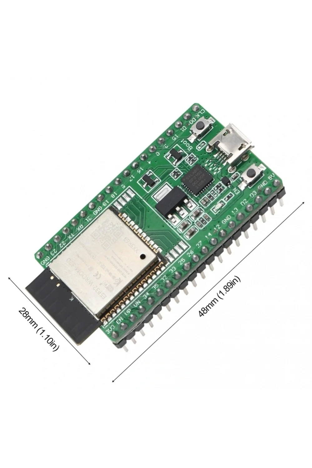 ESP32 WROOM 32D WiFi Bluetooth Geliştirme Kartı 38 Pin